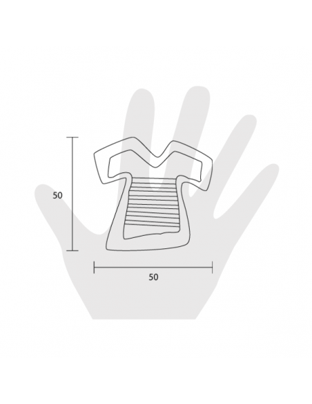 Pomello per mobile Estamp camicetta 5606 disegno