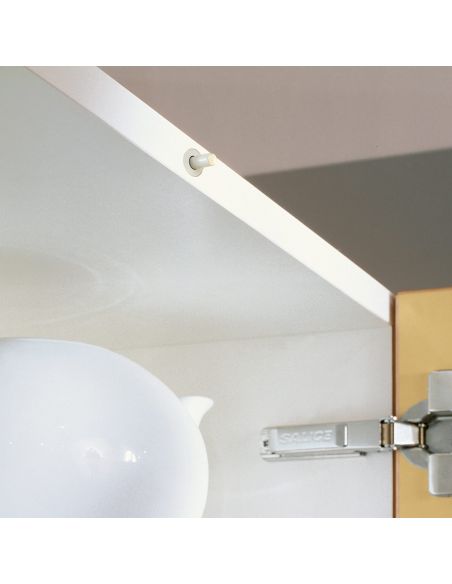 Ammortizzatore per anta Salice Smove D006SNG per il montaggio al centro del coperchio oppure nel basamento del mobile