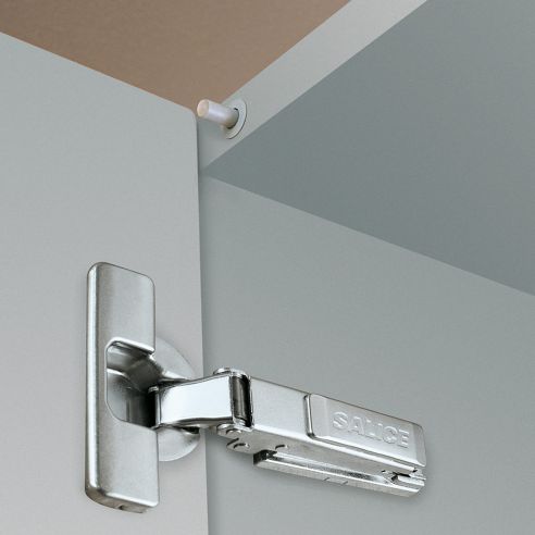 Ammortizzatore per anta Salice Smove D008SNG per il montaggio nel cappello o basamento del mobile lato cerniera