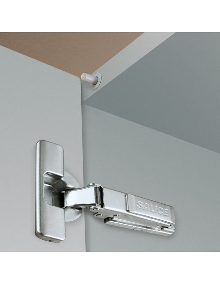 Ammortizzatore per anta Salice Smove D008SNG per il montaggio nel cappello o basamento del mobile lato cerniera