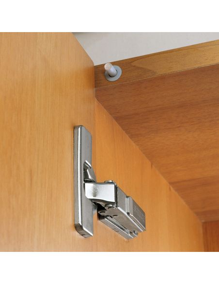 Ammortizzatore per anta Salice Smove D008SNG per il montaggio nel cappello o basamento del mobile lato cerniera