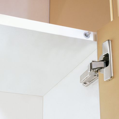 Ammortizzatore per anta Salice Smove D008SNG per il montaggio nel cappello o basamento del mobile lato cerniera