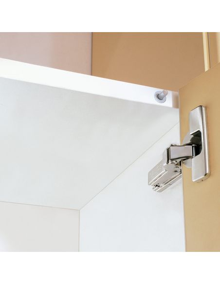 Ammortizzatore per anta Salice Smove D008SNG per il montaggio nel cappello o basamento del mobile lato cerniera