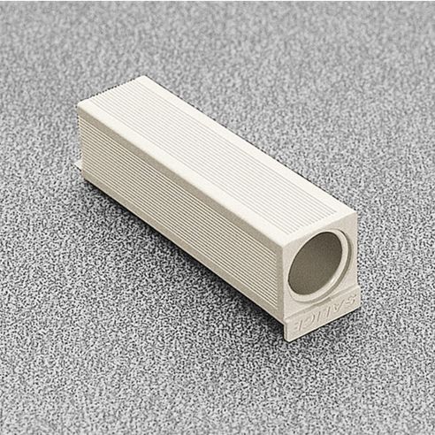 Adattatore longitudinale con biadesivo per Salice Smove D051SNG con utensile di posizionamento grigio