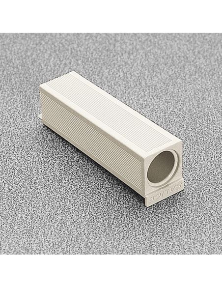 Adattatore longitudinale con biadesivo per Salice Smove D051SNG con utensile di posizionamento grigio