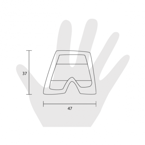 Pomello per mobile Estamp pantaloni 5607 disegno