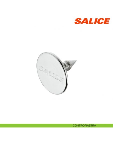 Cricchetto magnetico per anta Salice Push DPMSNB con contropiastra da inchiodare