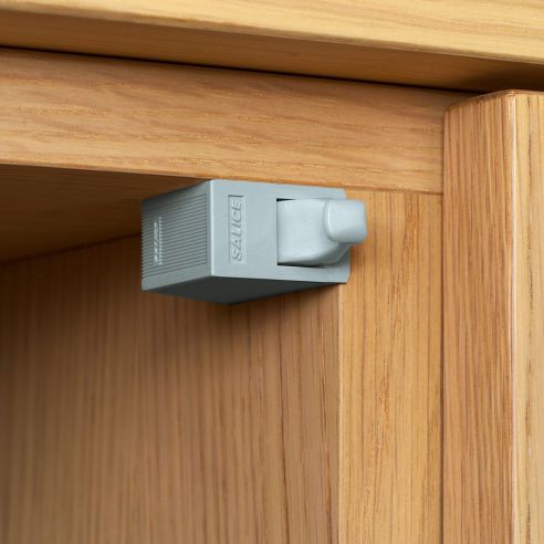 Cricchetto meccanico a pressione per anta Salice Push DP3SNG con utensile di posizionamento