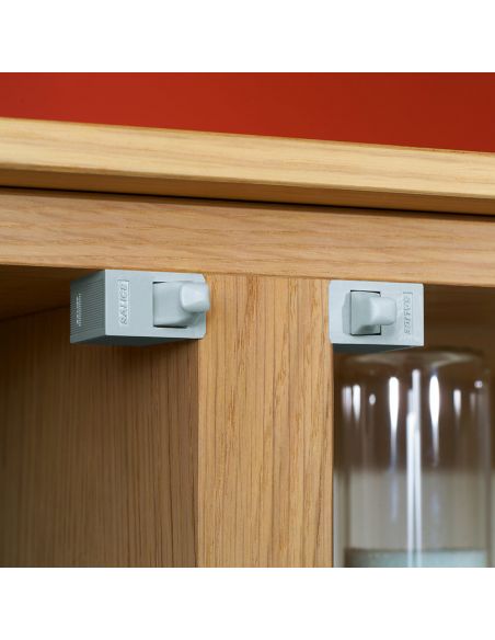 Cricchetto meccanico a pressione per anta Salice Push DP3SNG con utensile di posizionamento