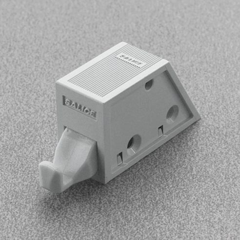 Cricchetto meccanico a pressione per anta Salice Push DP3SNGR senza utensile di posizionamento