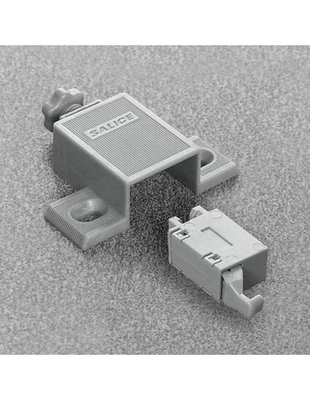 Cricchetto meccanico a pressione singolo con adattatore di regolazione per anta Salice Push DP4SNG