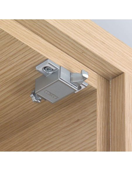 Cricchetto meccanico a pressione singolo con adattatore di regolazione per anta Salice Push DP4SNG