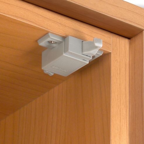 Cricchetto meccanico a pressione singolo con adattatore di regolazione per anta Salice Push DP4SNG