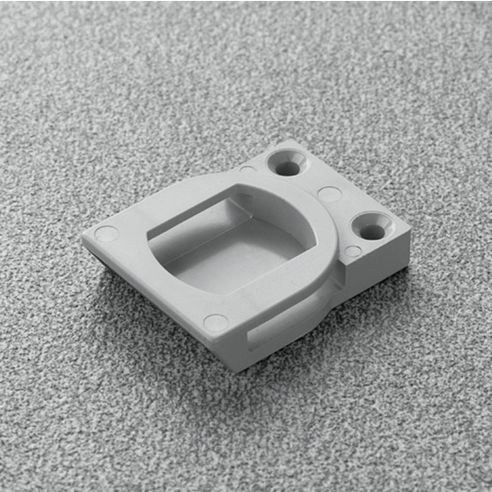 Controcricchetto per anta con profilo in alluminio larghezza da 17 a 35 mm Salice Push DP29SNGB