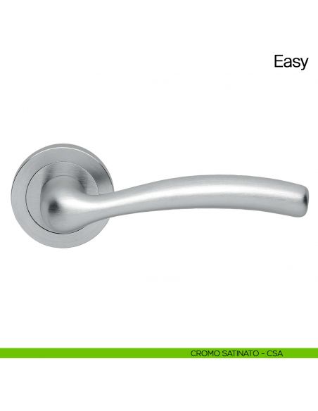 Maniglia per porta Easy Manital cromato satinato