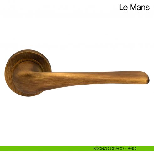 Maniglia per porta Le Mans Manital bronzo opaco