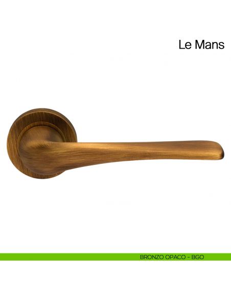 Maniglia per porta Le Mans Manital bronzo opaco