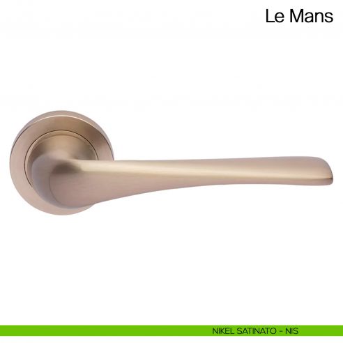 Maniglia per porta Le Mans Manital NIKEL satinato