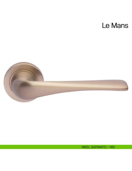 Maniglia per porta Le Mans Manital NIKEL satinato