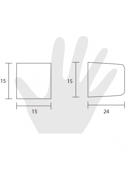 Pomello per mobile Estamp 8152 disegno
