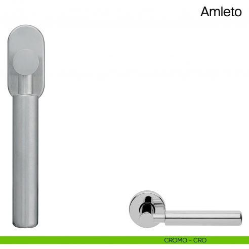Maniglia martellina DK per finestra Amleto Manital cromato