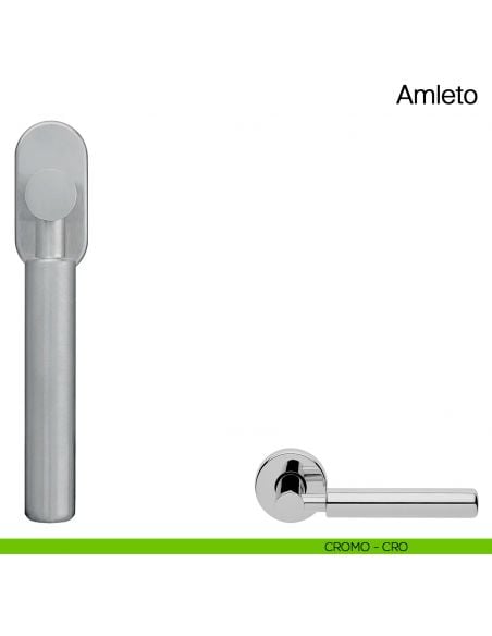 Maniglia martellina DK per finestra Amleto Manital cromato