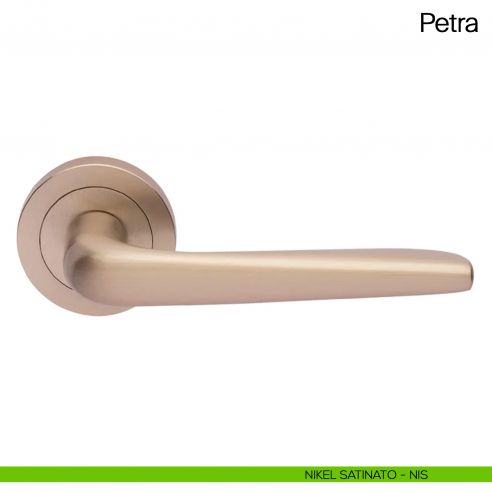 Maniglia per porta Petra Manital nikel satinato