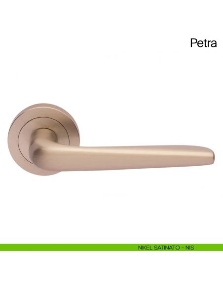 Maniglia per porta Petra Manital nikel satinato