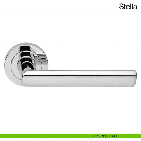 Maniglia per porta Stella Manital cromato