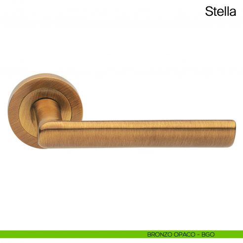 Maniglia per porta Stella Manital bronzo
