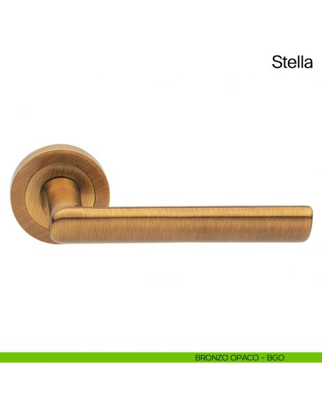 Maniglia per porta Stella Manital bronzo