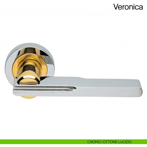 Maniglia per porta Veronica Manital cromato/ottone lucido