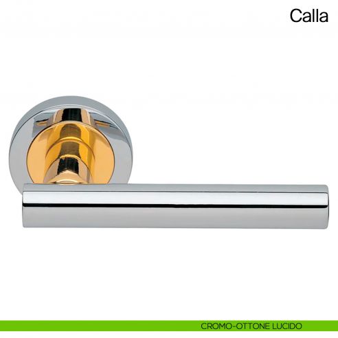 Maniglia per porta Calla Manital cromato/ottone lucido