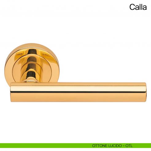 Maniglia per porta Calla Manital ottone lucido