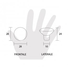 Pomello per mobile Estamp 8842 2