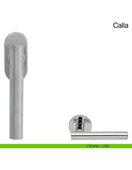Maniglia martellina DK per finestra Calla Manital cromato