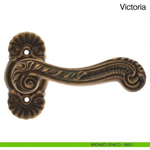 Maniglia per porta Victoria Manital bronzato opaco