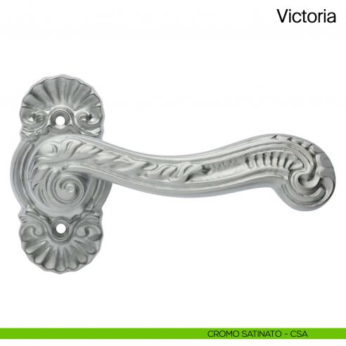 Maniglia per porta Victoria Manital cromato satinato