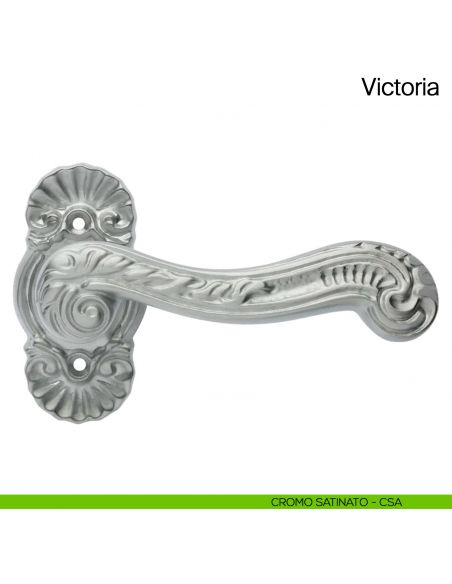 Maniglia per porta Victoria Manital cromato satinato