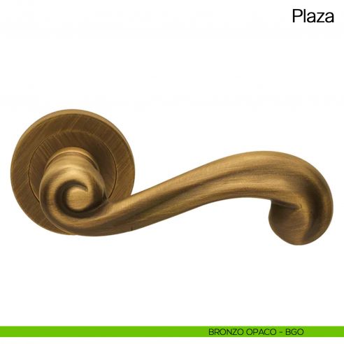 Maniglia per porta Plaza Manital bronzato opaco