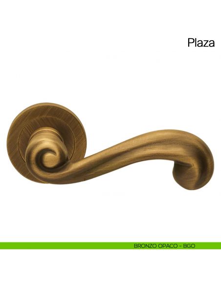 Maniglia per porta Plaza Manital bronzato opaco