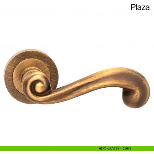 Maniglia per porta Plaza Manital bronzato