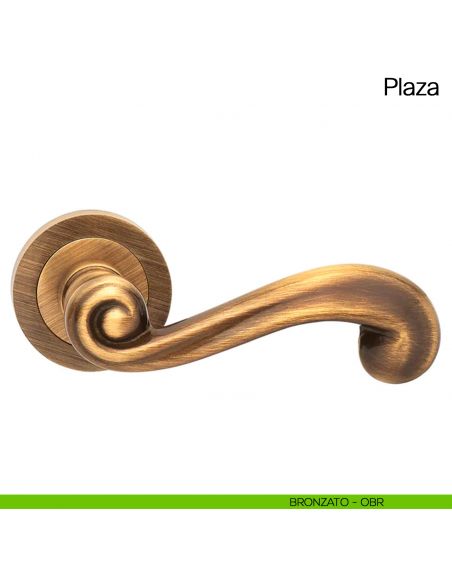 Maniglia per porta Plaza Manital bronzato