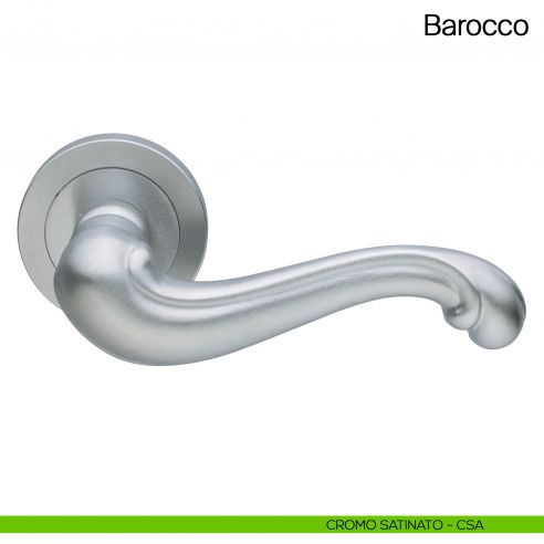 Maniglia per porta Barocco Manital cromato satinato