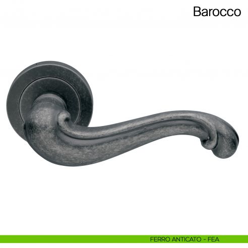 Maniglia per porta Barocco Manital ferro anticato