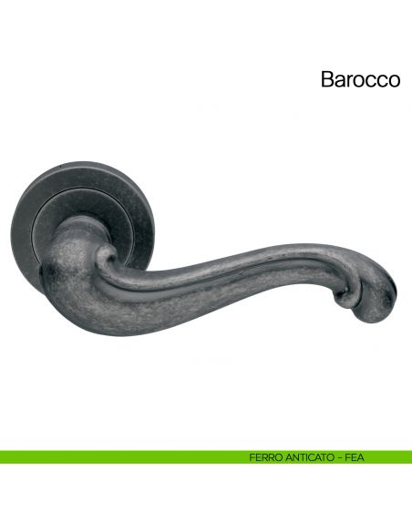 Maniglia per porta Barocco Manital ferro anticato