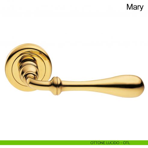 Maniglia per porta Mary Manital ottone lucido