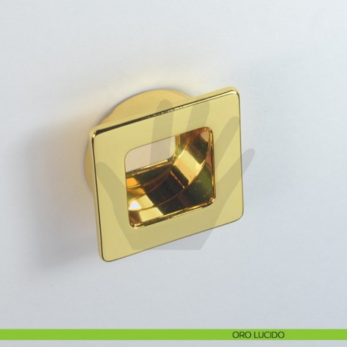 Maniglia incasso per mobile Estamp 3561 oro lucido