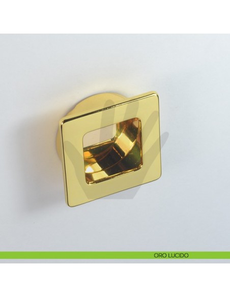 Maniglia incasso per mobile Estamp 3561 oro lucido