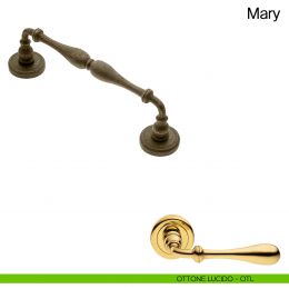 Maniglione per porta Mary Manital con rosette 2